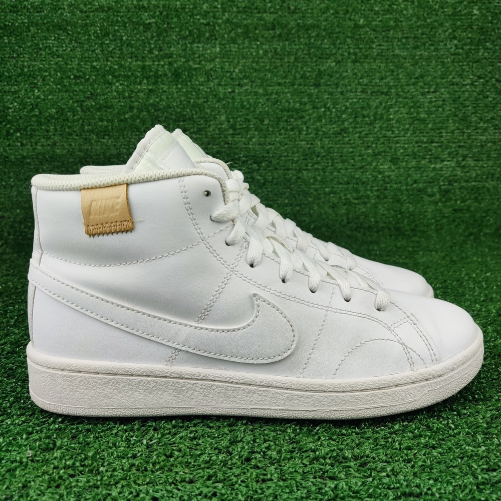 Nike Sneakers Womens 8.5 White Court Royale 2 Mid CT1725-100 High Top Athletic